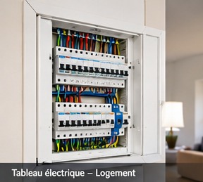 Tableau électrique de logement